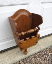 Wood Wall Candle Holder