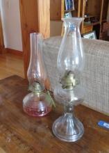 (2) Kerosene Lamps