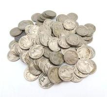 (100) U.S. Buffalo Nickels