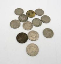 (12) U.S. Liberty Head Nickels