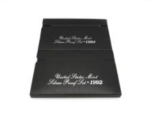 (2) U.S. Silver Proof Coin Sets