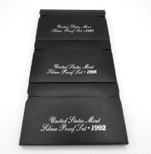 (3) U.S. Silver Proof Coin Sets