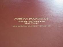 (10pc.) Franklin Mint Norman Rockwell Proof Sterling Silver Ingot Set