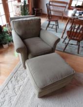 Rowe Furniture Chair & Ottoman