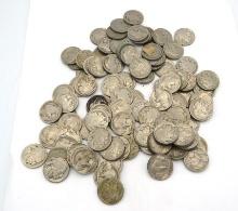 (100) U.S. Buffalo Nickels