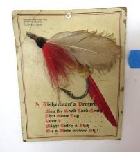 Vintage "Fisherman's Prayer" Collectible Sign