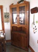 Pine Corner Cupboard