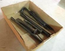 (10) Cold Chisels & Pry Bars