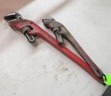 (2) Ridgid Offset Pipe Wrenches