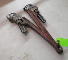 (2) Ridgid Pipe Wrenches