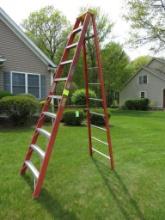 10' Werner Fiberglass & Aluminum Step Ladder