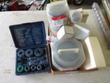 (15) Asst. Milwaukee, Greenlee, & Blu-Mol Hole & Core Saws