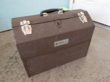 Vintage Lawson Products Inc. Metal Toolbox