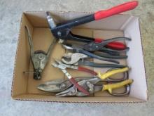 (8) Pairs of Shears, Snips, & Pliers