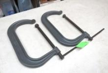 (2) Wilton 10" "C" Clamps