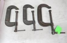 (4) Jorgensen "C" Clamps