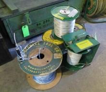 (1) Full Reel & (3) Partial Rolls of Greenlee Conduit Measuring Tape