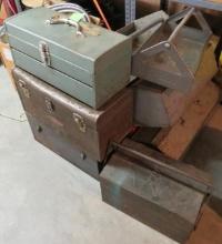 (8+/-) Steel & Poly Tool Boxes