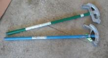 (2) 1/2" Pipe Benders