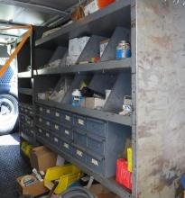Hardware & Contents of Shelves in Work Van