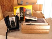 Argus Seventy-Five 180mm Camera & Polaroid SX-70 Land Camera