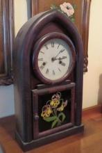 New Haven Clock Co. 8 Day Gothic Clock