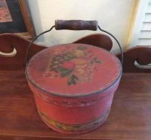 Vintage Painted Box w/Handle