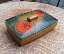 Art Deco Covered Dish By Lou Hocinc "California"