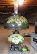 Glass & Metal Table Lamp