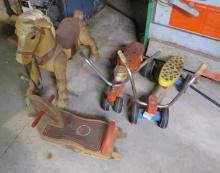 (5) Vintage Childs Ride On Toys