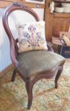 Mahogany Base Side Chair