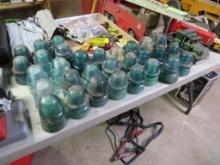 (30) Vintage Glass Insulators