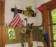Vintage John Deere Chainsaw & Gardening Tools