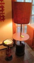Decorative Lamp w/Ash Tray