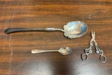 S.P. Serving Spoon w/Wood Handle