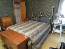 Queen Size Brass Bed