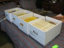 (9) Bankers Boxes ff Books