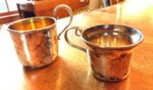 (2) Sterling Children's Cups