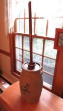 N.Y Stoneware Co. 5Gal. Salt Glazed Butter Churn