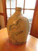 Fort Edward Pottery Co. 2Gal. Salt Glazed Jug