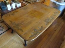(2) Wood Drop Leaf Tables