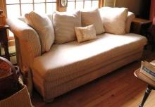 (2) Living Room Upholstery Couch & Loveseat