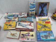 (15+/-) Vintage Plastic Model Airplanes