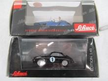 (2) Schuco Sports Cars, BMW 315/1 & Porsche 356A