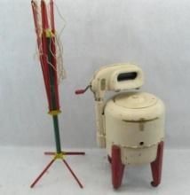 Heavy Duty Toy Washing Machine & Clothes Line