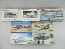 (7) Military Jet & Plane Model Kits