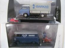 (2) Schuco Barkas B 1000 Trucks