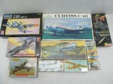 (9) Asst. Plastic Model Airplane Kits