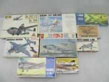 (9) Asst. Plastic Aircraft Model Kits