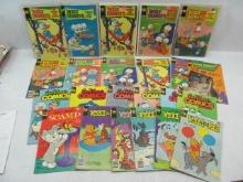 (23) Vintage Whitman Disney & Pooh Comic Books
